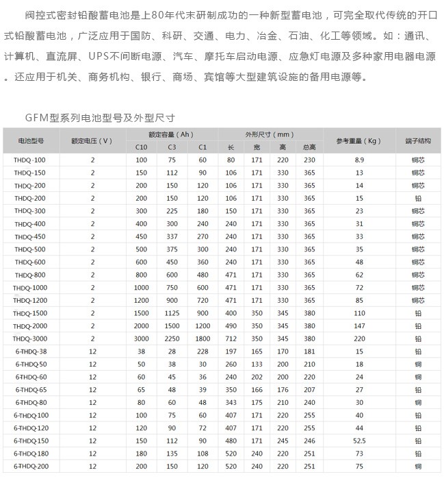 6-THDQ-100鋰電池